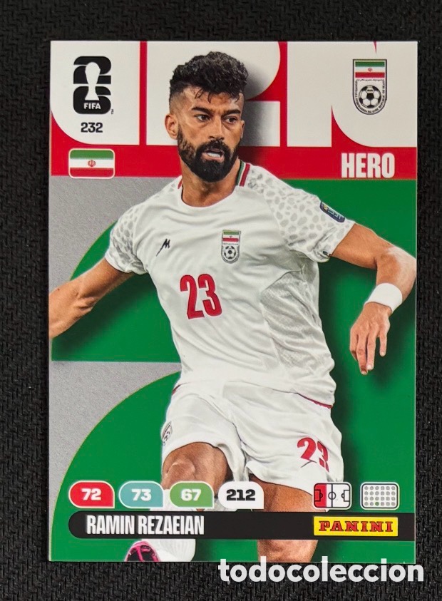 Coleccionismo Cromos antiguos: 232 RAMIN IR&Aacute;N Carta FIFA WORLD CUP 2026 mundial ADRENALYN XL