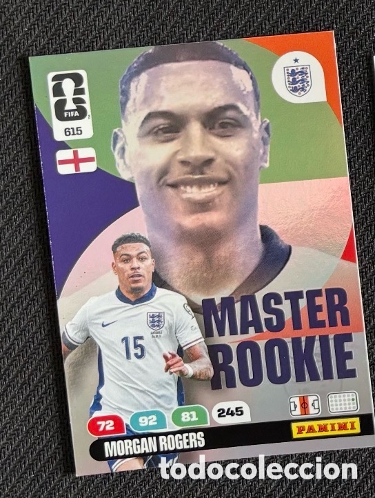 Coleccionismo Cromos antiguos: 615 ROGERS M&Aacute;STER ROOKIE Carta FIFA WORLD CUP 2026 mundial ADRENALYN XL