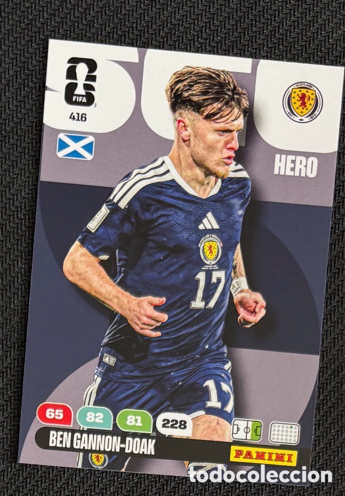 Coleccionismo Cromos antiguos: 416 DOAK ESCOCIA Carta FIFA WORLD CUP 2026 mundial ADRENALYN XL
