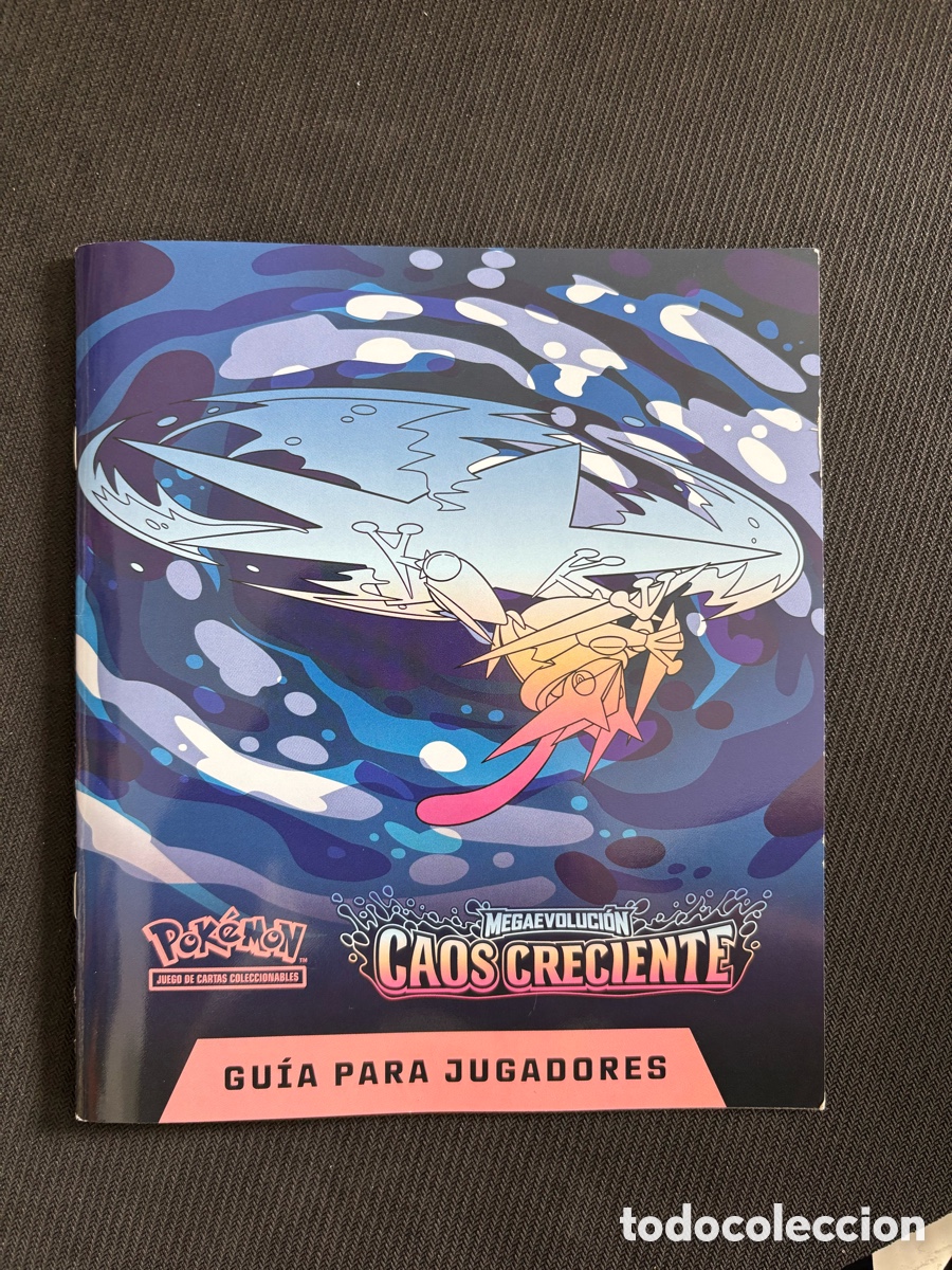 Coleccionismo Cromos antiguos: MANUAL GUIA ETB POKEMON TCG CAOS CRECIENTE