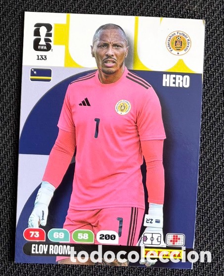 Coleccionismo Cromos antiguos: 133 ELOY ROOM CURAZAO Carta FIFA WORLD CUP 2026 mundial ADRENALYN XL