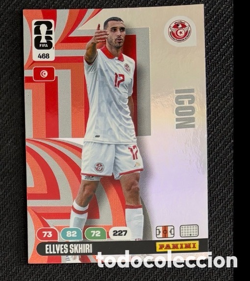 Coleccionismo Cromos antiguos: 468 SKHIRI T&Uacute;NEZ Carta FIFA WORLD CUP 2026 mundial ADRENALYN XL