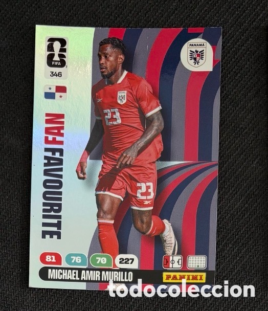 Coleccionismo Cromos antiguos: 346 MURILLO PANAM&Aacute; FAN FAVOURITE Carta FIFA WORLD CUP 2026 mundial ADRENALYN XL