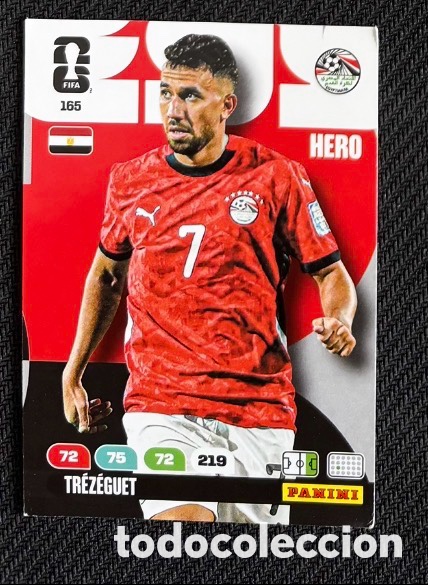 Coleccionismo Cromos antiguos: 165 TREZEGUET EGIPTO Carta FIFA WORLD CUP 2026 mundial ADRENALYN XL