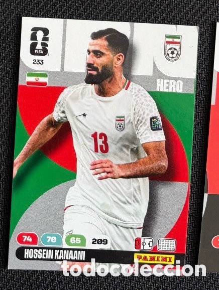 Coleccionismo Cromos antiguos: 233 KANAANI IR&Aacute;N Carta FIFA WORLD CUP 2026 mundial ADRENALYN XL