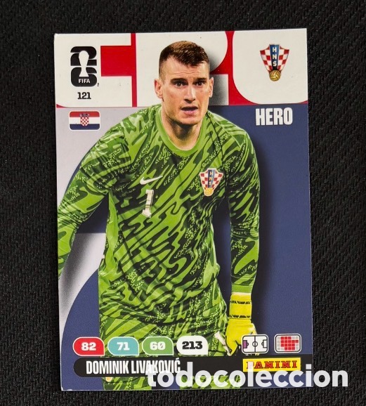 Coleccionismo Cromos antiguos: 121 LIVAKOVIC CROACIA Carta FIFA WORLD CUP 2026 mundial ADRENALYN XL