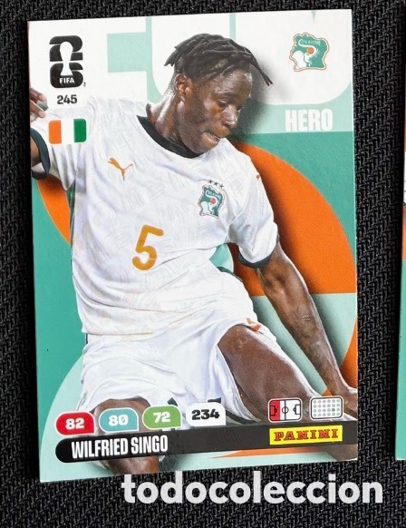 Coleccionismo Cromos antiguos: 245 SINGO COSTA DE MARFIL Carta FIFA WORLD CUP 2026 mundial ADRENALYN XL