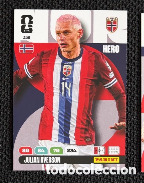 Coleccionismo Cromos antiguos: 338 RYERSON NORUEGA Carta FIFA WORLD CUP 2026 mundial ADRENALYN XL