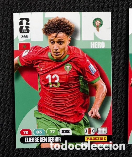 Coleccionismo Cromos antiguos: 305 BEN SEGHIR MARRUECOS Carta FIFA WORLD CUP 2026 mundial ADRENALYN XL