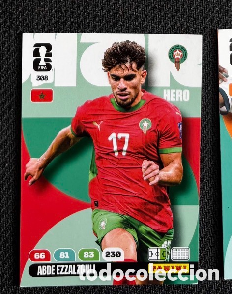 Coleccionismo Cromos antiguos: 308 ABDE MARRUECOS Carta FIFA WORLD CUP 2026 mundial ADRENALYN XL