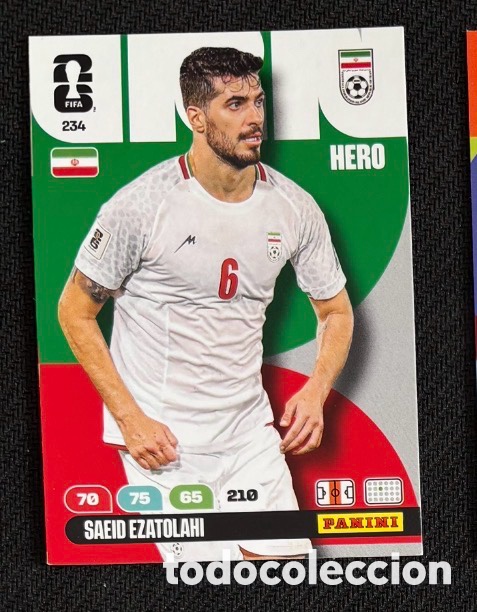 Coleccionismo Cromos antiguos: 234 SAEID IR&Aacute;N Carta FIFA WORLD CUP 2026 mundial ADRENALYN XL