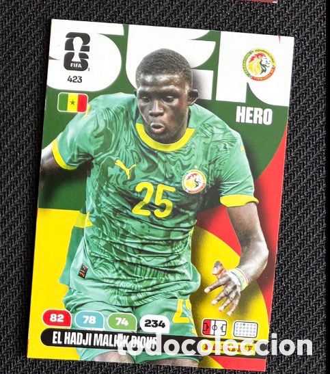 Coleccionismo Cromos antiguos: 423 DIOUF SENEGAL Carta FIFA WORLD CUP 2026 mundial ADRENALYN XL