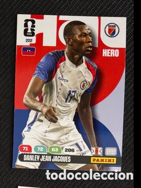 Coleccionismo Cromos antiguos: 222 JACQUES HAIT&Iacute; Carta FIFA WORLD CUP 2026 mundial ADRENALYN XL