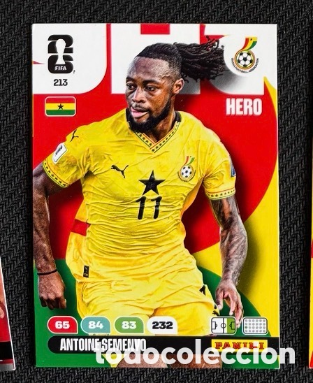 Coleccionismo Cromos antiguos: 213 SEMENYO GHANA Carta FIFA WORLD CUP 2026 mundial ADRENALYN XL