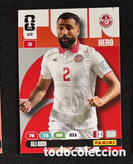 Coleccionismo Cromos antiguos: 472 AL&Iacute; ABDI T&Uacute;NEZ Carta FIFA WORLD CUP 2026 mundial ADRENALYN XL
