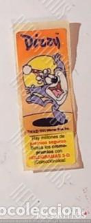 Coleccionismo Cromos antiguos: cromo chicle warner b ross loonet tunes toones serie premio hologramas 3d dizzy dunkin sonrics bubb