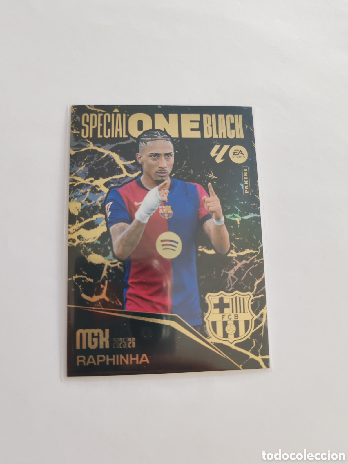 Coleccionismo Cromos antiguos: MGK Special one black Raphinha Barcelona