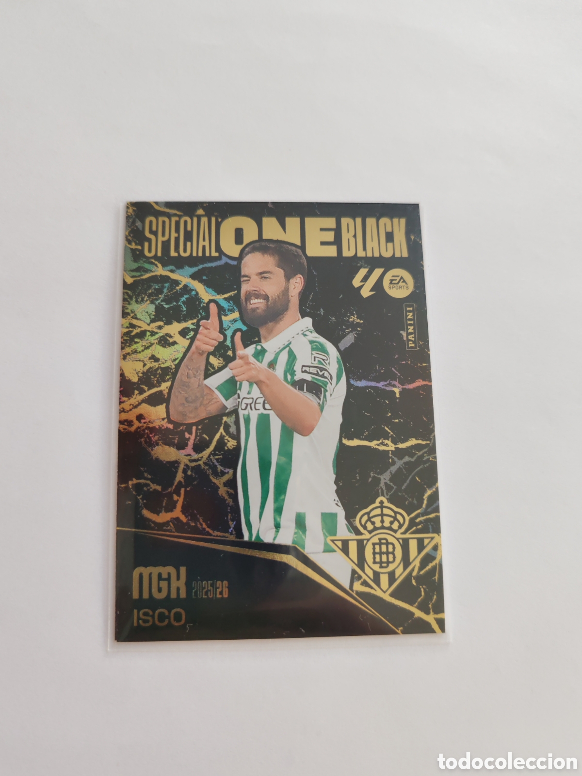 Coleccionismo Cromos antiguos: MGK Special One Black Isco Betis