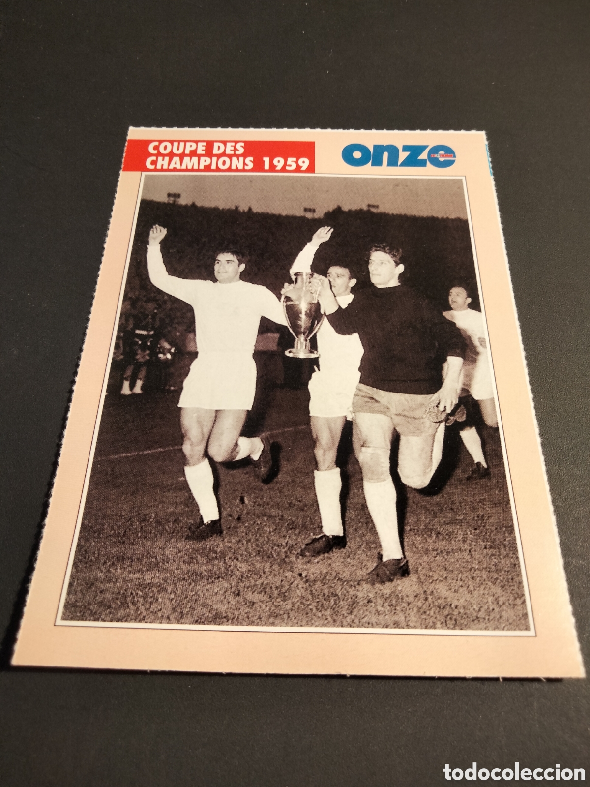 Coleccionismo Cromos antiguos: REAL MADRID CAMPEON CHAMPIONS 1959 REVISTA ONZE MONDIAL 10CM X 14CM