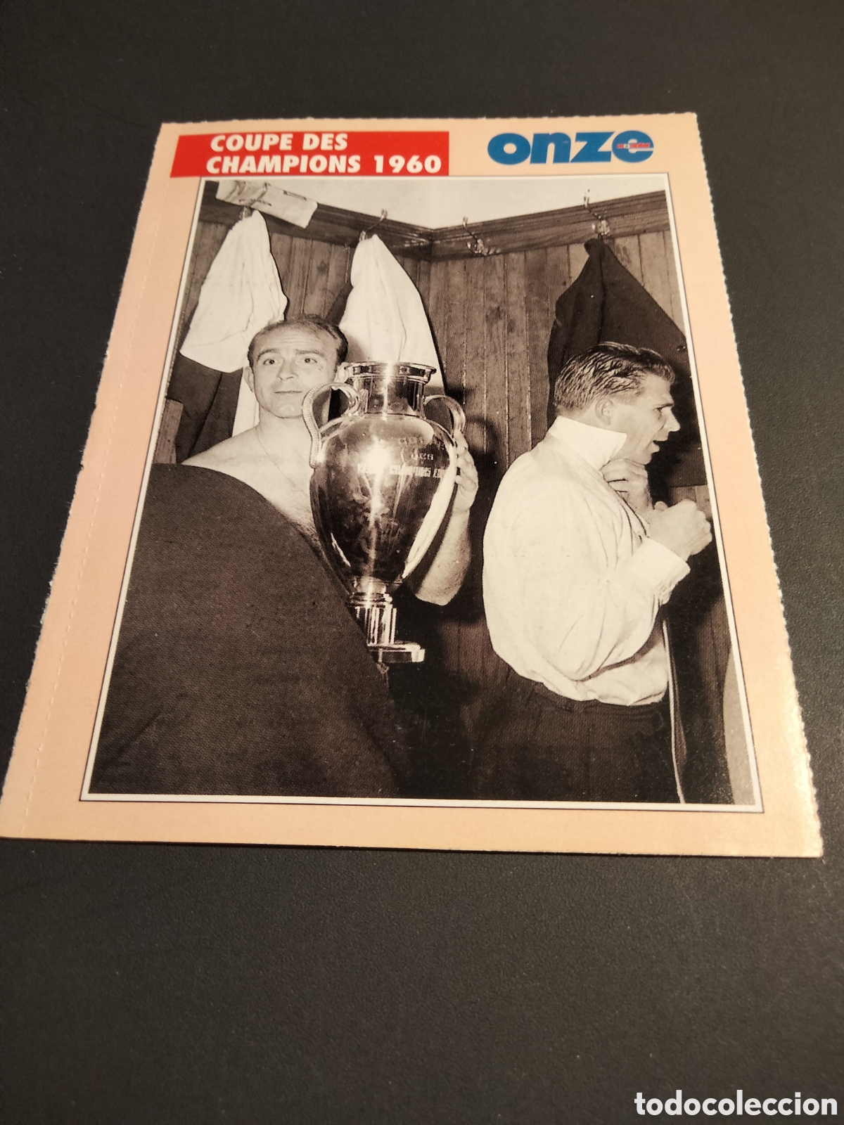 Coleccionismo Cromos antiguos: REAL MADRID DI STEFANO CAMPEON CHAMPIONS 1960 REVISTA ONZE MONDIAL 10CM X 14CM