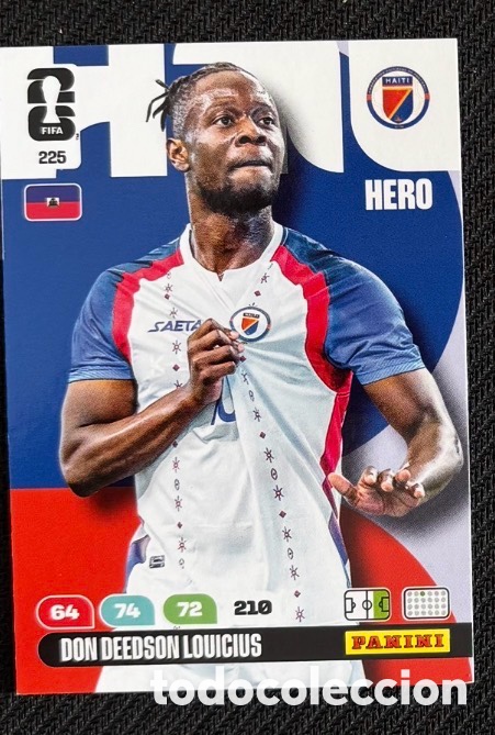 Coleccionismo Cromos antiguos: 225 LUICIUS HAIT&Iacute; Carta FIFA WORLD CUP 2026 mundial ADRENALYN XL