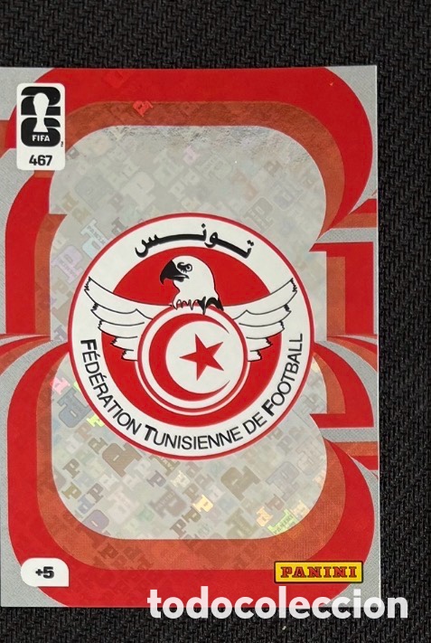 Coleccionismo Cromos antiguos: 467 ESCUDO T&Uacute;NEZ Carta FIFA WORLD CUP 2026 mundial ADRENALYN XL