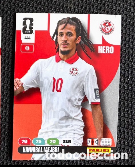 Coleccionismo Cromos antiguos: 474 MEJBRI T&Uacute;NEZ Carta FIFA WORLD CUP 2026 mundial ADRENALYN XL