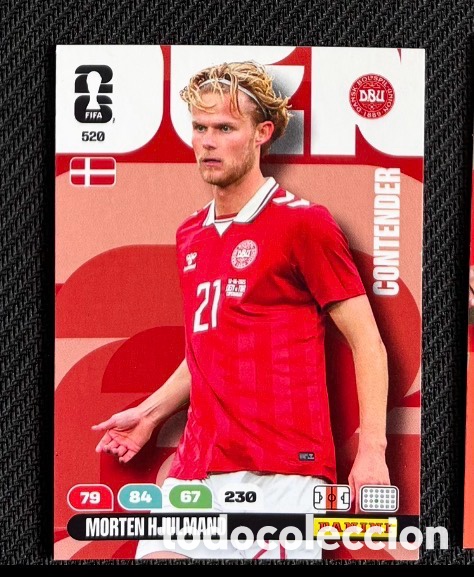Coleccionismo Cromos antiguos: 520 HJUMAND DINAMARCA Carta FIFA WORLD CUP 2026 mundial ADRENALYN XL