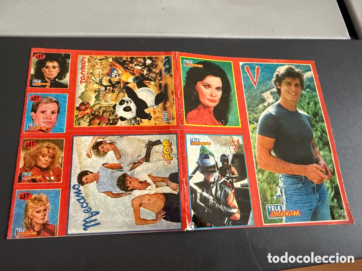 Coleccionismo Cromos antiguos: L&aacute;mina Pegatinas. TELE INDISCRETA. V. MECANO. TAO TAO