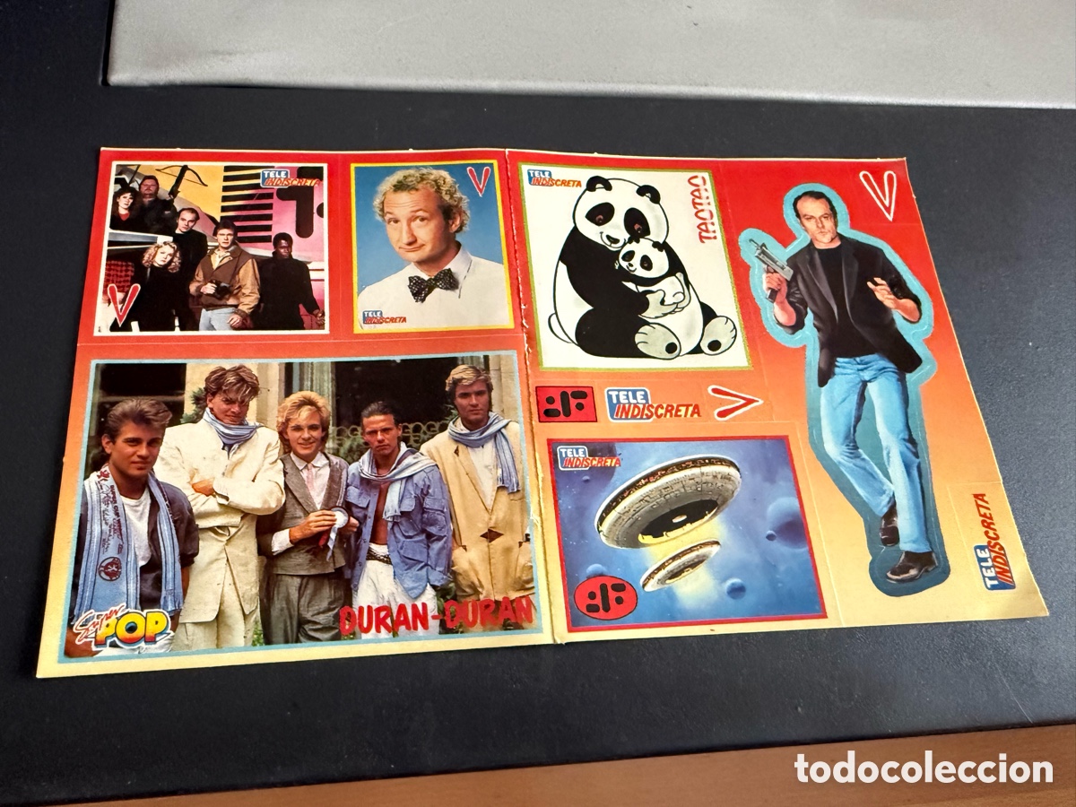 Coleccionismo Cromos antiguos: L&aacute;mina Pegatinas. TELE INDISCRETA. V. DURAN DUR&Aacute;N. TAOTAO