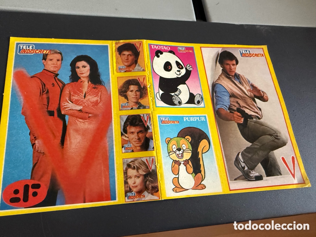 Coleccionismo Cromos antiguos: L&aacute;mina Pegatinas. TELE INDISCRETA. V. TAOTAO. PURPUR