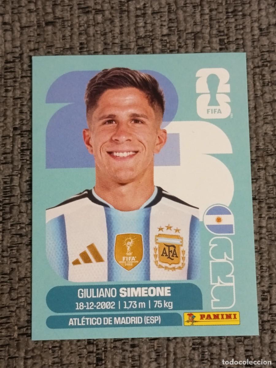 Coleccionismo Cromos antiguos: SIMEONE ARG 20 STICKER MUNDIAL 2026 PANINI FIFA WORLD CUP NUEVO