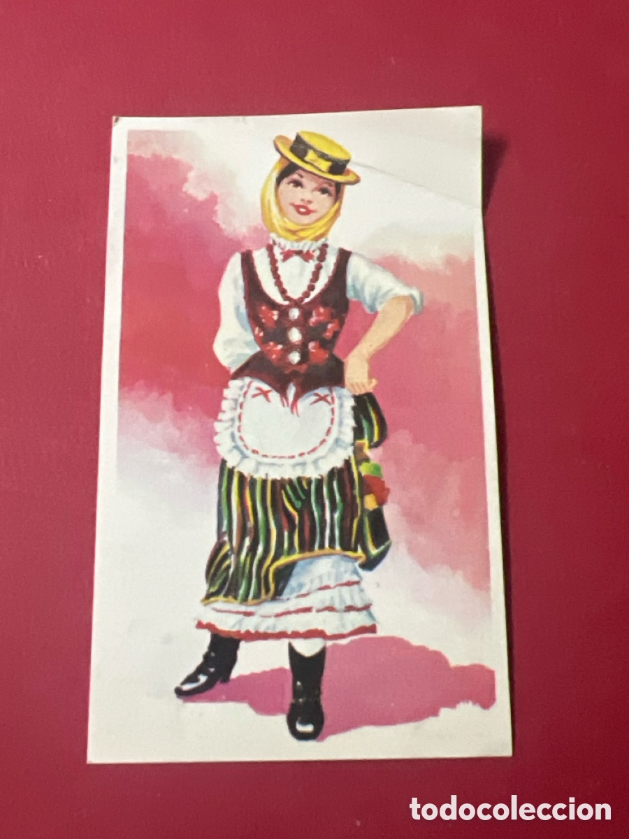 Coleccionismo Cromos antiguos: C2120. TRAJES TIPICOS DE MAGA - 109 SANTA CRUZ