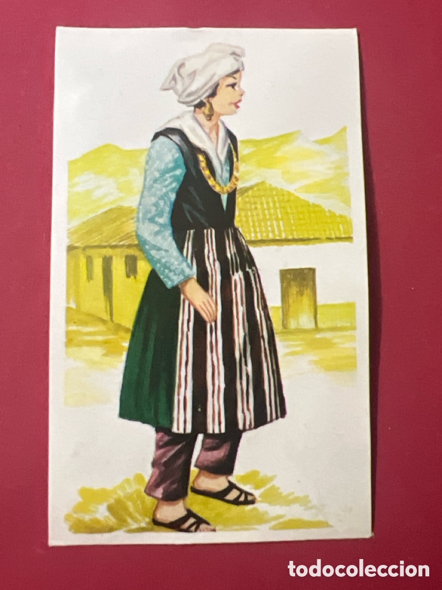 Coleccionismo Cromos antiguos: C2144. TRAJES TIPICOS DE MAGA - 122 ALBANIA