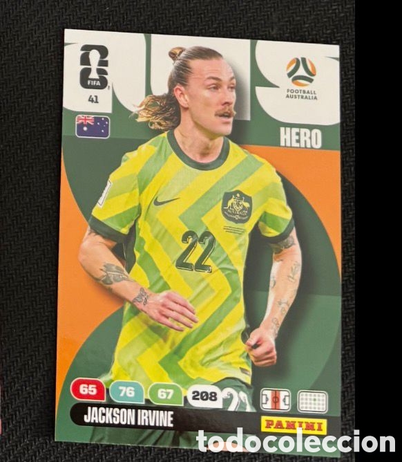 Coleccionismo Cromos antiguos: 41 IRVINE AUSTRALIA Carta FIFA WORLD CUP 2026 mundial ADRENALYN XL