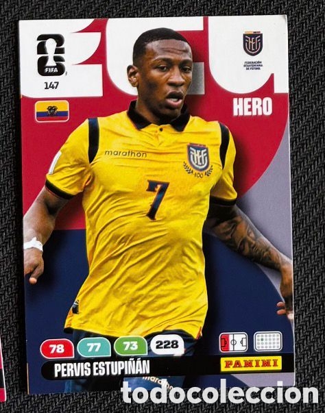 Coleccionismo Cromos antiguos: 147 ESTUPI&Ntilde;AN ECUADOR Carta FIFA WORLD CUP 2026 mundial ADRENALYN XL