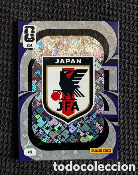 Coleccionismo Cromos antiguos: 251 ESCUDO JAPON Carta FIFA WORLD CUP 2026 mundial ADRENALYN XL TESORO CANARIO