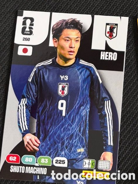 Coleccionismo Cromos antiguos: 260 MACHINO JAPON Carta FIFA WORLD CUP 2026 mundial ADRENALYN XL