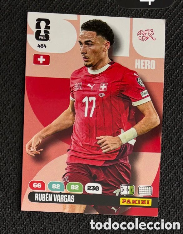 Coleccionismo Cromos antiguos: 464 RUBEN VARGAS SUIZA Carta FIFA WORLD CUP 2026 mundial ADRENALYN XL