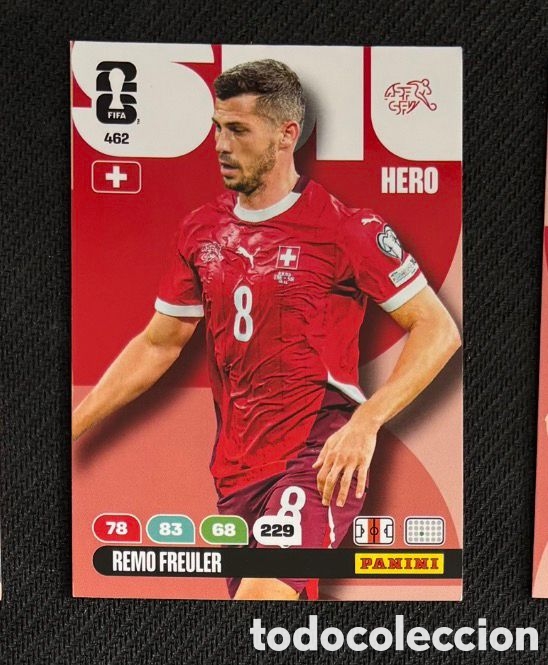 Coleccionismo Cromos antiguos: 462 FREULER SUIZA Carta FIFA WORLD CUP 2026 mundial ADRENALYN XL