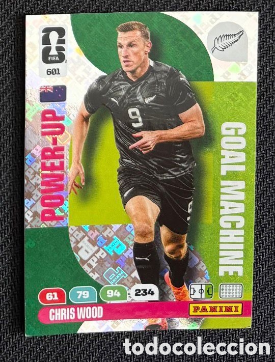 Coleccionismo Cromos antiguos: 601 WOOD POWER-UP AUSTRALIA Carta FIFA WORLD CUP 2026 mundial ADRENALYN XL