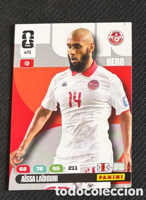 Coleccionismo Cromos antiguos: 473 AISSA TUNEZ Carta FIFA WORLD CUP 2026 mundial ADRENALYN XL