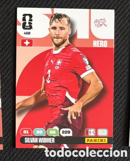 Coleccionismo Cromos antiguos: 460 WIDMER SUIZA Carta FIFA WORLD CUP 2026 mundial ADRENALYN XL