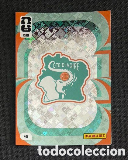 Coleccionismo Cromos antiguos: 239 ESCUDO COSTA DE MARFIL Carta FIFA WORLD CUP 2026 mundial ADRENALYN XL