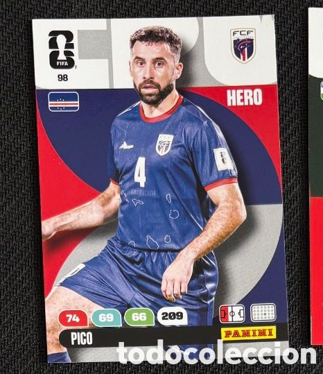 Coleccionismo Cromos antiguos: 98 PICO CABO VERDE Carta FIFA WORLD CUP 2026 mundial ADRENALYN XL