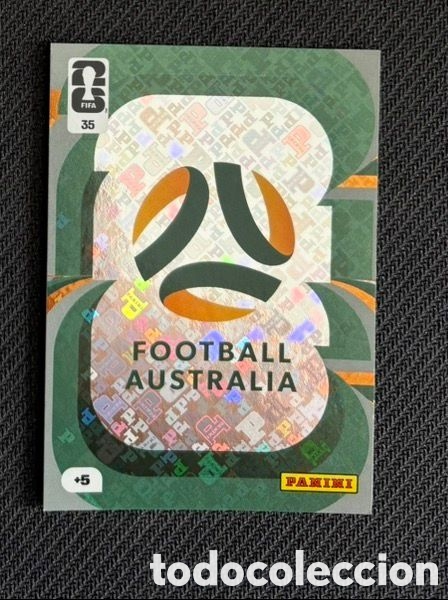 Coleccionismo Cromos antiguos: 35 ESCUDO AUSTRALIA Carta FIFA WORLD CUP 2026 mundial ADRENALYN XL