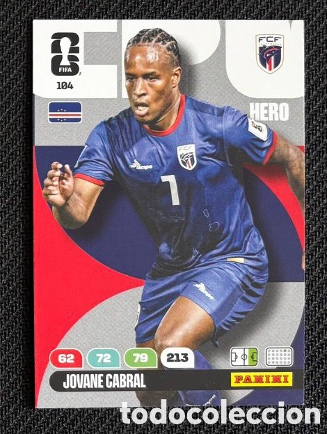 Coleccionismo Cromos antiguos: 104 CABRAL CABO VERDE Carta FIFA WORLD CUP 2026 mundial ADRENALYN XL
