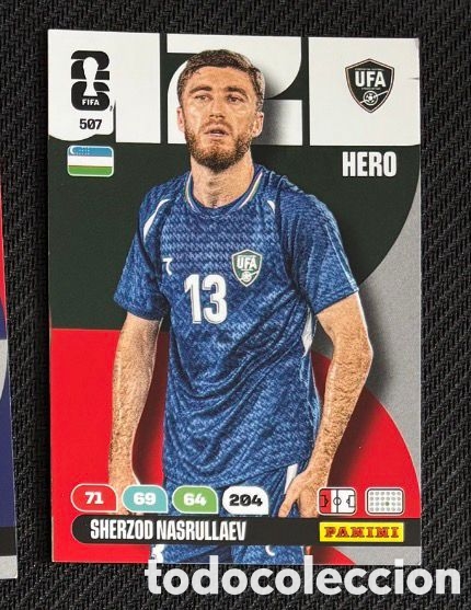Coleccionismo Cromos antiguos: 507 NASRULLAEV UZBEKIZTAN Carta FIFA WORLD CUP 2026 mundial ADRENALYN XL