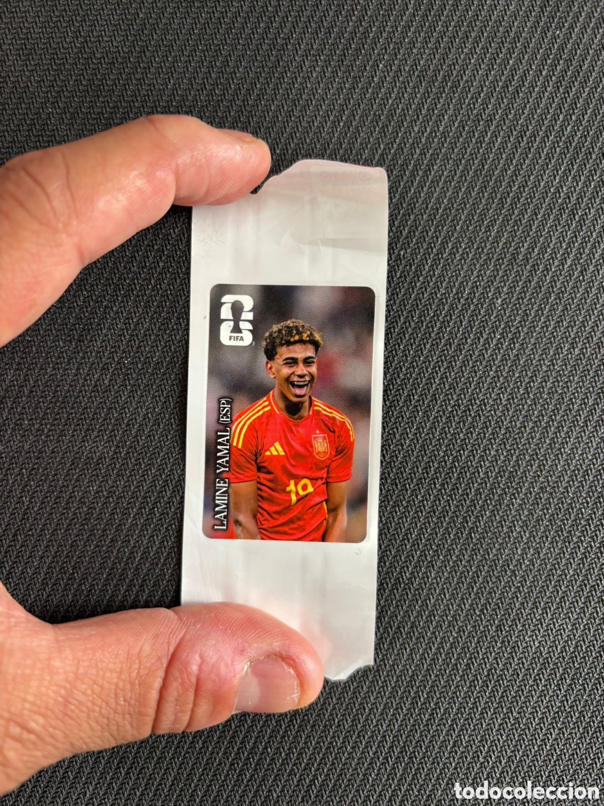 Coleccionismo Cromos antiguos: LAMINE YAMAL ESPA&Ntilde;A STICKER COCA COLA FIFA WORLD CUP 2026