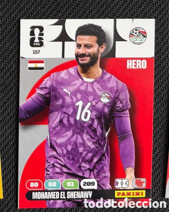 Coleccionismo Cromos antiguos: 157 EL SHENAWY EGIPTO Carta FIFA WORLD CUP 2026 mundial ADRENALYN XL